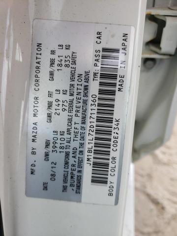 Photo 10 from auction – 2013 MAZDA 3 I with VIN JM1BL1L72D1711360