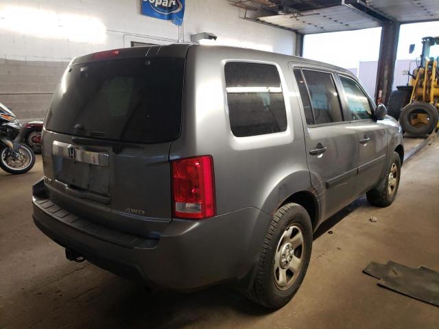 Photo 4 from auction – 2009 HONDA PILOT LX with VIN 5FNYF48279B010487