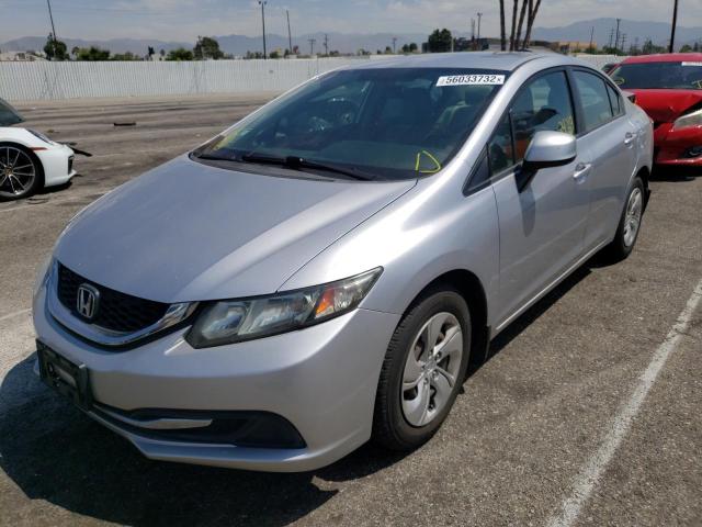 Photo 2 from auction – 2013 HONDA CIVIC LX with VIN 19XFB2F5XDE224361