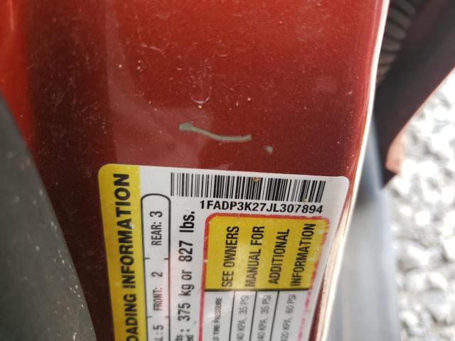 Photo 10 from auction – 2018 FORD FOCUS SE with VIN 1FADP3K27JL307894