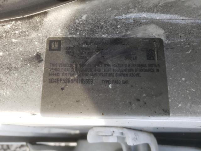 Photo 10 from auction – 2015 BUICK VERANO with VIN 1G4PP5SK5F4109699