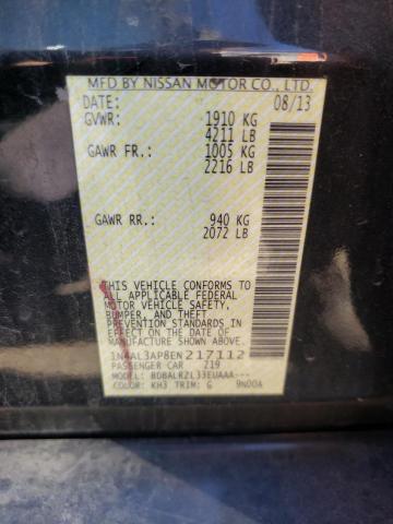 Photo 10 from auction – 2014 NISSAN ALTIMA 2.5 with VIN 1N4AL3AP8EN217112