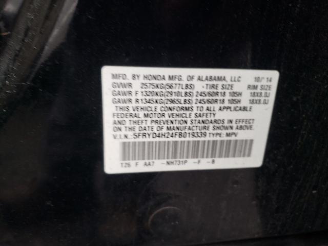 Photo 10 from auction – 2015 ACURA MDX with VIN 5FRYD4H24FB019339