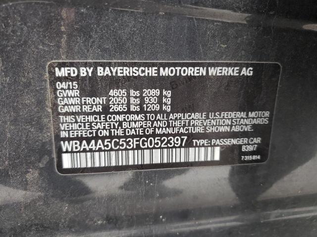 Photo 10 from auction – 2015 BMW 428 I GRAN with VIN WBA4A5C53FG052397