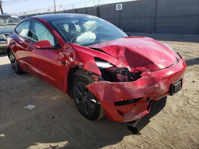 TESLA MODEL 3 2022 with VIN 5YJ3E1EA5NF185256 - Photo from auction