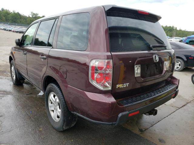 Photo 3 from auction – 2007 HONDA PILOT LX with VIN 5FNYF18177B017894