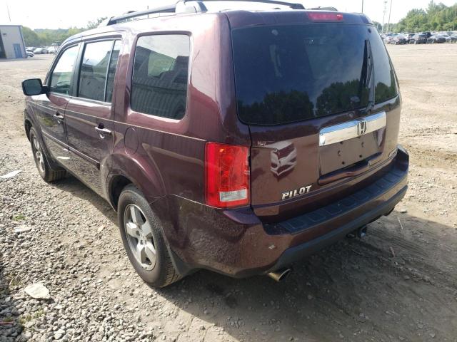Photo 3 from auction – 2010 HONDA PILOT EXL with VIN 5FNYF4H59AB034661