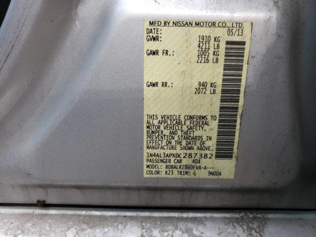 Photo 10 from auction – 2013 NISSAN ALTIMA 2.5 with VIN 1N4AL3APXDC287382