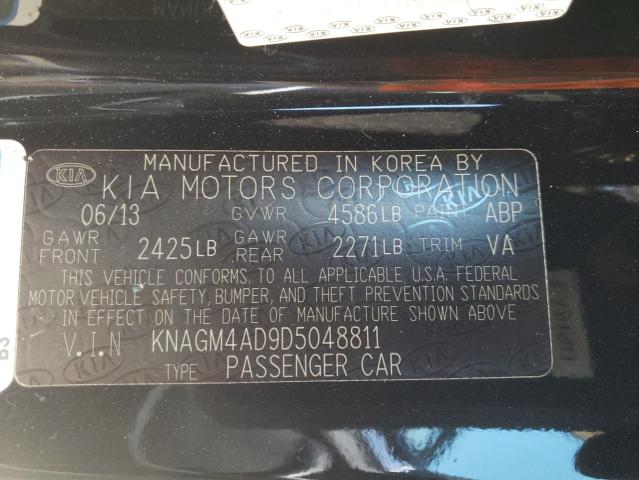 Photo 10 from auction – 2013 KIA OPTIMA HYB with VIN KNAGM4AD9D5048811