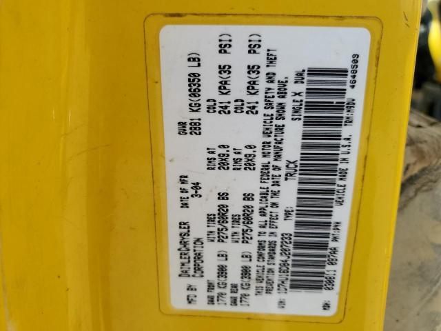 Photo 10 from auction – 2004 DODGE RAM 1500 S with VIN 1D7HU16D84J207233