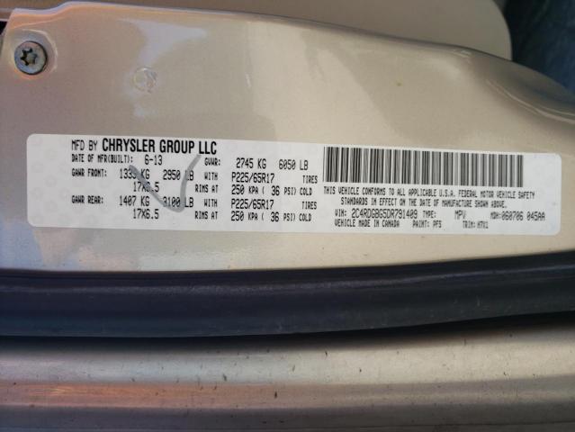 Photo 10 from auction – 2013 DODGE GRAND CARA with VIN 2C4RDGBG5DR791409