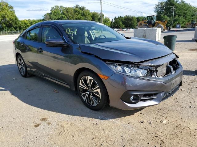 HONDA CIVIC EXL 2018 with VIN JHMFC1F71JX028943 - Photo from auction