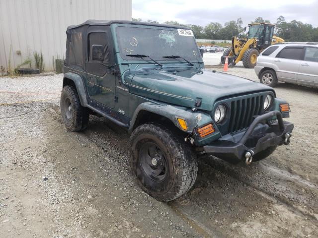JEEP WRANGLER / 2000 with VIN 1J4FA29P3YP721624 - Photo from auction