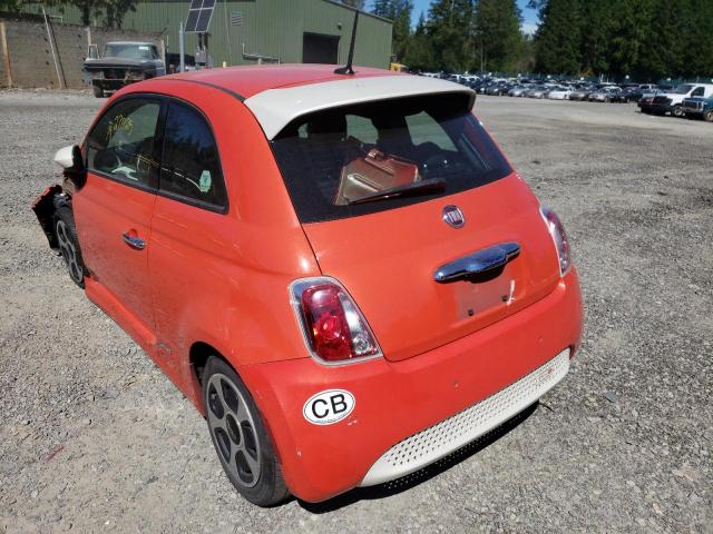 Photo 3 from auction – 2015 FIAT 500 ELECTR with VIN 3C3CFFGE5FT732771