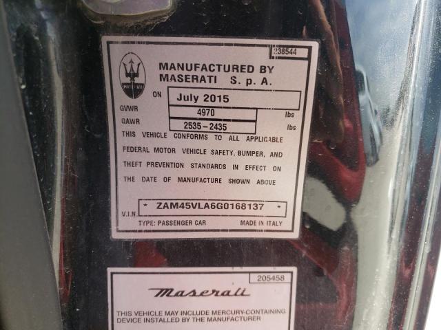 Photo 10 from auction – 2016 MASERATI GRANTURISM with VIN ZAM45VLA6G0168137