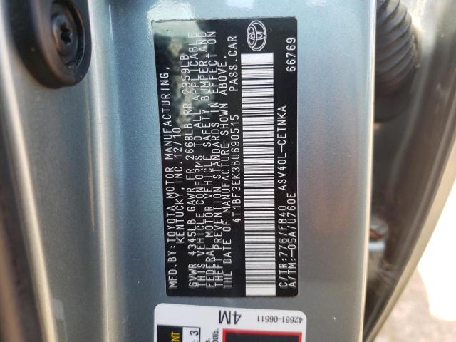 Photo 10 from auction – 2011 TOYOTA CAMRY BASE with VIN 4T1BF3EK3BU690515