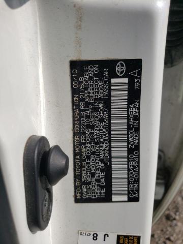 Photo 10 from auction – 2010 TOYOTA PRIUS with VIN JTDKN3DU6A5166987