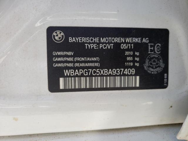Photo 10 from auction – 2011 BMW 323 I with VIN WBAPG7C5XBA937409