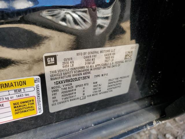 Photo 10 from auction – 2013 GMC ACADIA SLT with VIN 1GKKVRKD2DJ213874
