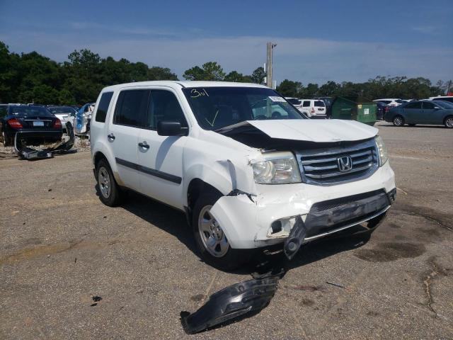 HONDA PILOT LX 2012 with VIN 5FNYF3H21CB012155 - Photo from auction