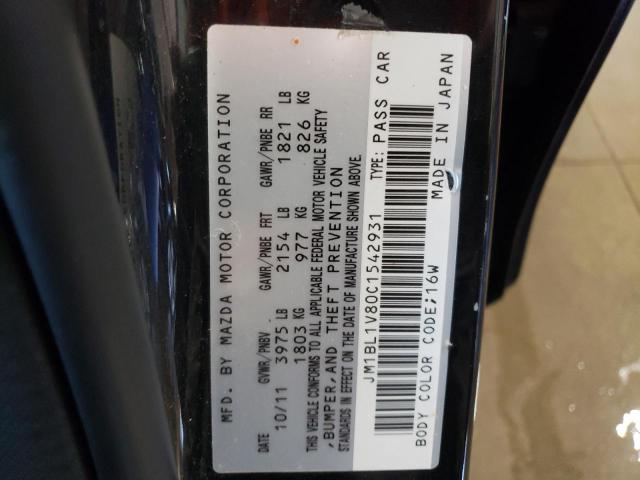 Photo 10 from auction – 2012 MAZDA 3 I with VIN JM1BL1V80C1542931