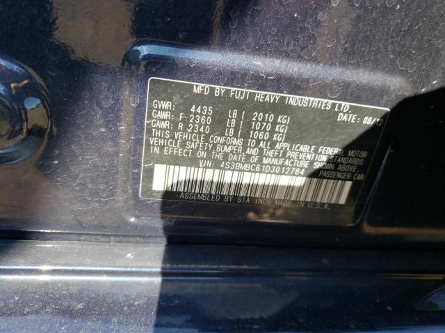 Photo 10 from auction – 2013 SUBARU LEGACY 2.5 with VIN 4S3BMBC61D3012784