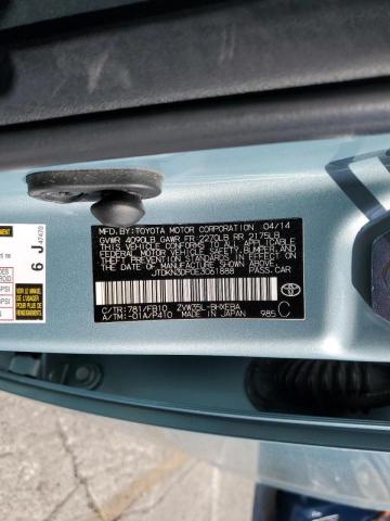 Photo 10 from auction – 2014 TOYOTA PRIUS PLUG with VIN JTDKN3DP0E3061888