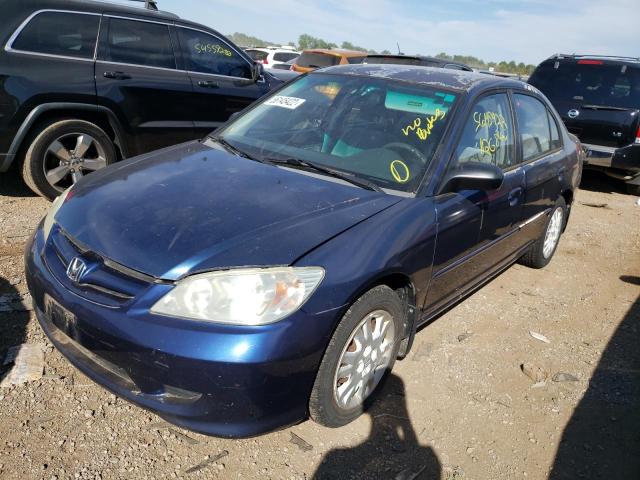 Photo 2 from auction – 2005 HONDA CIVIC LX with VIN 2HGES16665H557145