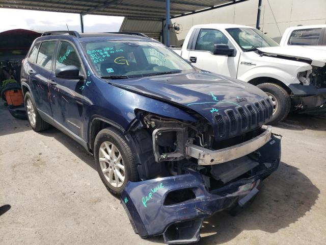 JEEP CHEROKEE S 2015 with VIN 1C4PJLAB0FW738044 - Photo from auction