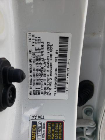 Photo 10 from auction – 2015 HONDA CR-V EXL with VIN 5J6RM4H73FL010964
