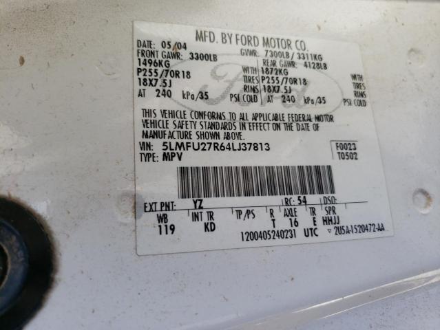 Photo 10 from auction – 2004 LINCOLN NAVIGATOR with VIN 5LMFU27R64LJ37813