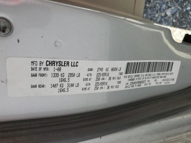 Photo 10 from auction – 2008 DODGE GRAND CARA with VIN 2D8HN54P88R695873