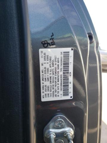 Photo 10 from auction – 2010 HONDA ACCORD EXL with VIN 1HGCS2B8XAA003555