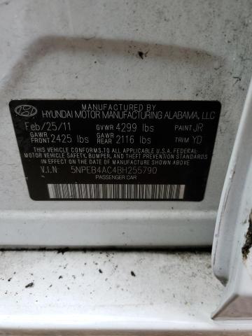 Photo 10 from auction – 2011 HYUNDAI SONATA GLS with VIN 5NPEB4AC4BH255790