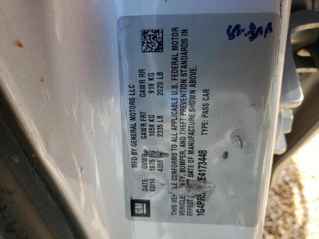 Photo 10 from auction – 2014 BUICK VERANO CON with VIN 1G4PR5SK2E4173448