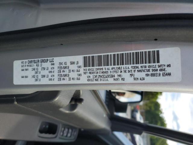 Photo 10 from auction – 2012 JEEP LIBERTY SP with VIN 1C4PJMAK5CW205804