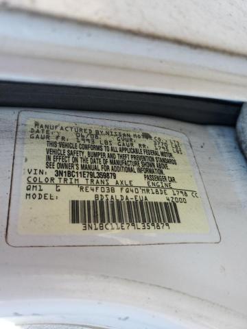 Photo 10 from auction – 2009 NISSAN VERSA S with VIN 3N1BC11E79L359879