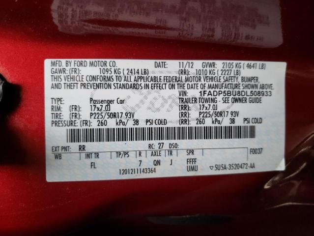 Zdjęcie 10 z aukcji – 2013 FORD C-MAX SEL z VIN 1FADP5BU8DL508933
