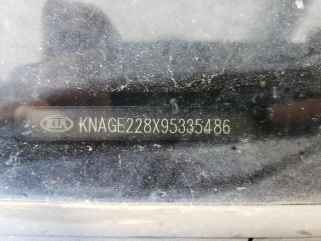 Photo 10 from auction – 2009 KIA OPTIMA LX with VIN KNAGE228X95335486