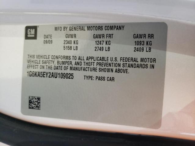 Photo 10 from auction – 2010 CADILLAC DTS with VIN 1G6KA5EY2AU109025