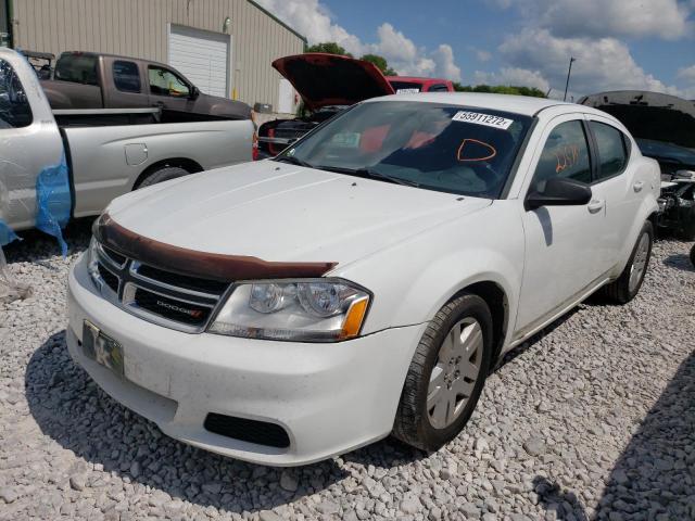 Photo 2 from auction – 2012 DODGE AVENGER SE with VIN 1C3CDZAB1CN330523