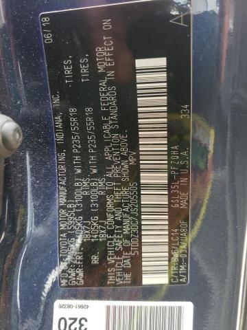 Photo 10 from auction – 2018 TOYOTA SIENNA XLE with VIN 5TDDZ3DC7JS205505