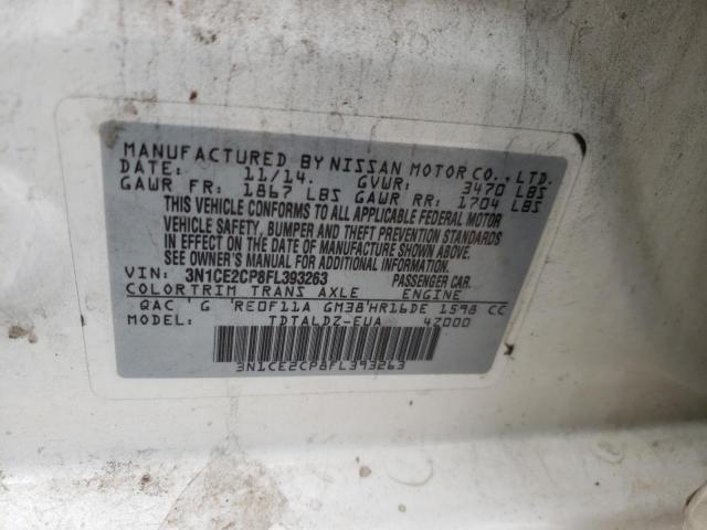 Photo 10 from auction – 2015 NISSAN VERSA NOTE with VIN 3N1CE2CP8FL393263