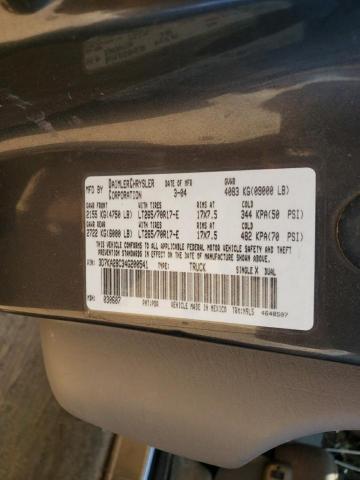 Photo 10 from auction – 2004 DODGE RAM 2500 S with VIN 3D7KA28C34G200541