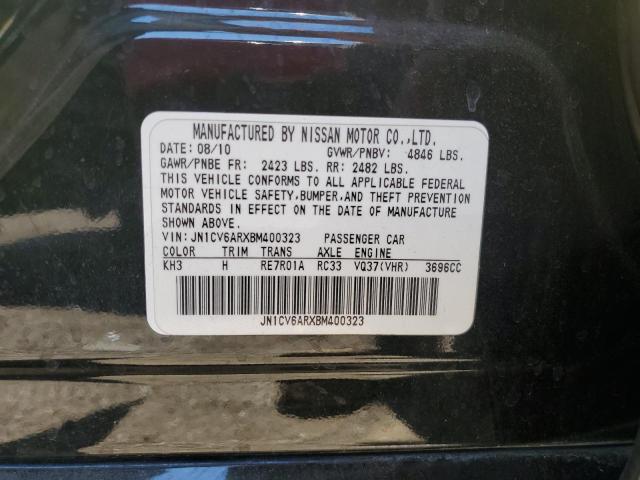 Photo 10 from auction – 2011 INFINITI G37 with VIN JN1CV6ARXBM400323