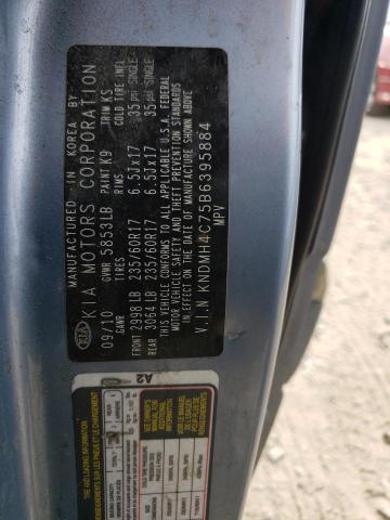 Photo 10 from auction – 2011 KIA SEDONA EX with VIN KNDMH4C75B6395884