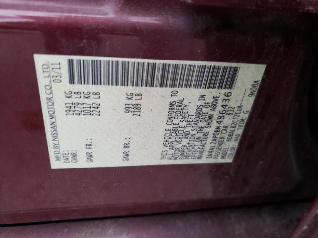 Photo 10 from auction – 2011 NISSAN ALTIMA BAS with VIN 1N4AL2AP0BN486436