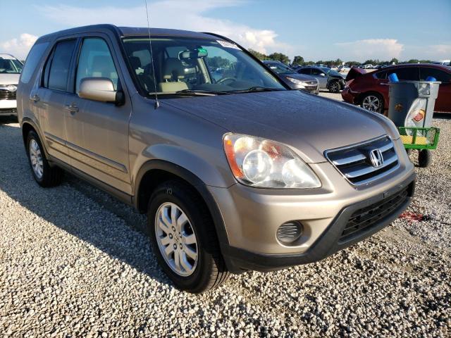 HONDA CR-V SE 2005 with VIN SHSRD78965U327401 - Photo from auction