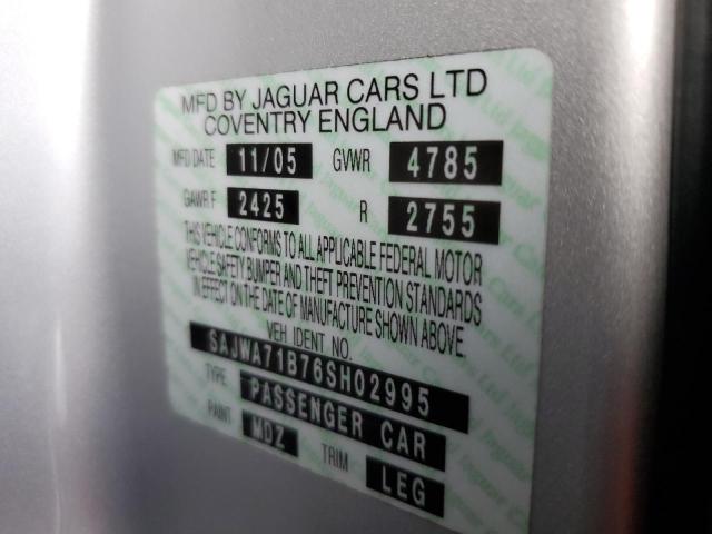 Photo 10 from auction – 2006 JAGUAR XJ8 with VIN SAJWA71B76SH02995