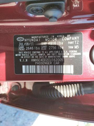 Photo 10 from auction – 2012 HYUNDAI GENESIS 3. with VIN KMHGC4DD2CU162005
